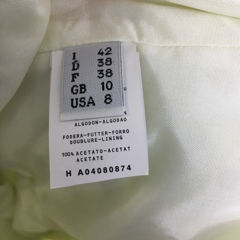 NWOT Moschino coral print strapless dress - Picture 6 of 6